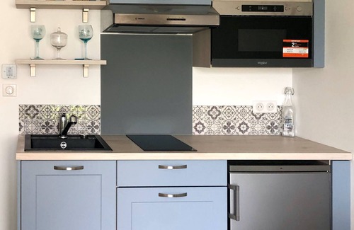 Angoulins Apartamento | Air-conditioned studio with garden – 10 min from La Rochelle, near beaches