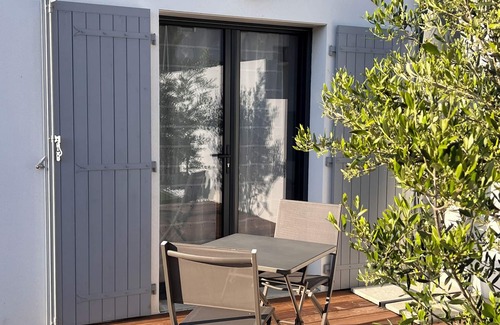 Angoulins Apartamento | Air-conditioned studio with garden – 10 min from La Rochelle, near beaches