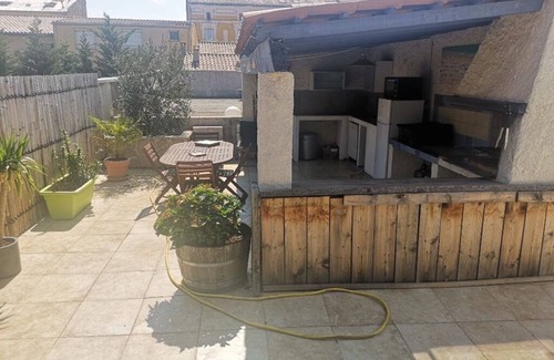 Maraussan Casa | Air-conditioned townhouse, Spa and large terrace 5 minutes from the town center.