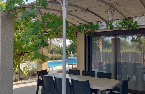 Fontareches Casa | Air-conditioned vacation villa, 8p, swimming pool - Occitanie Uzès -22a private plot.