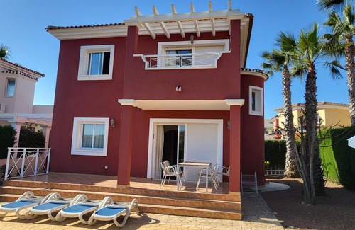 Caserio Los Tarquinos Villa | Aire acondicionado Villa con piscina privada con vistas a las montañas