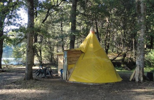 Saint-Privat Otro | air naturel de camping moulin de malesse Tipi