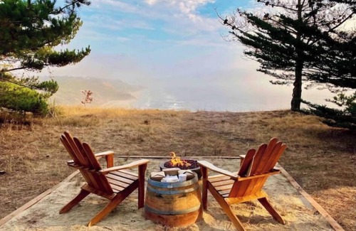 Half Moon Bay Casa | Airstream Coastal Hideaway Sunset