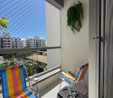 Aruanda Apartamento | Ajuflat- Seu lar perto da Praia e da Orla de Atalaia com Ar condicionado e piscina
