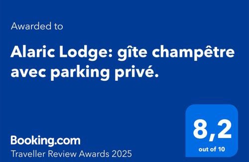 Comigne Casa | Alaric Lodge: gîte champêtre avec parking privé.