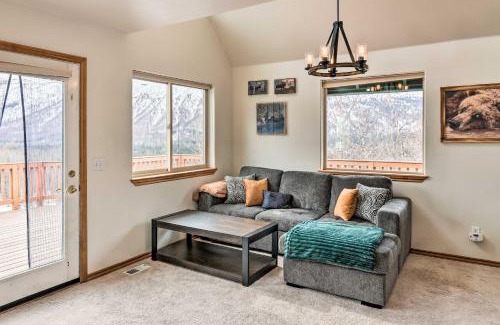Eagle River Casa | Alaskan Mountain Gem with Private Hot Tub and Gym!