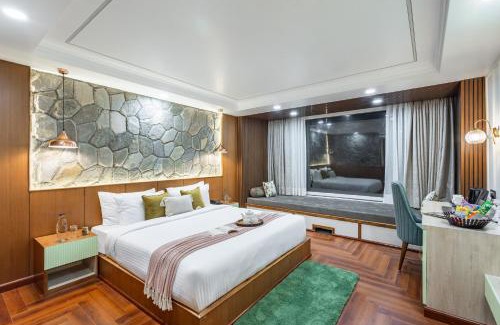 Shimla Apartamento | Alaya Stays 3BHK with Garden -Evaara Woods Ridge