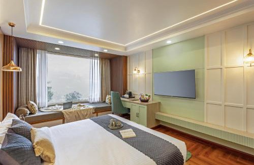 Shimla Apartamento | Alaya Stays 3BHK with Garden -Evaara Woods Ridge