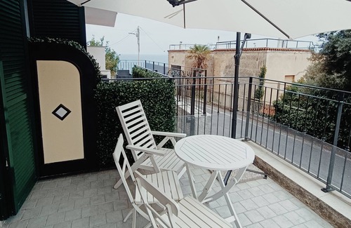 Bergeggi Apartamento | "Alcova delle Sirene" Espacio abierto con vista al mar