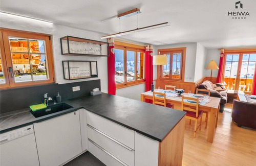 Chateau-d'Oex Apartamento | Alexandra 6A - Spacious and comfortable accommodation