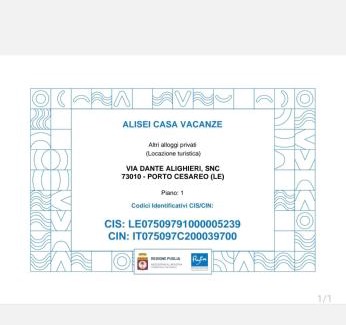 Porto Cesareo Apartamento | Alisei casa vacanze