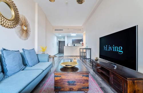 Dubai Apartamento | Aliving Elegant 1BR at Liwan Mazaya-11