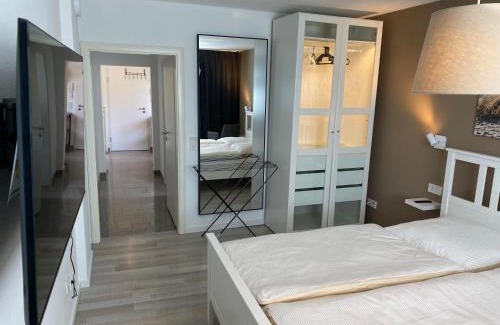 Fischeln Apartamento | All-In Apartments in Fischeln mit Gartenblick, nähe Düsseldorf - Messe - Airport - HELIOS