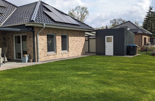 Lathen Casa | Alleinstehendes Ferienhaus mit Überdachter Terrasse
