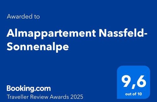 Sonnenalpe Nassfeld Apartamento | Almappartement Nassfeld- Sonnenalpe