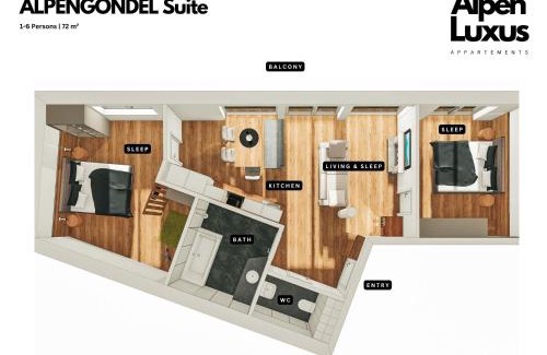 Kramsach Apartamento | ALPENGONDEL Suite - AlpenLuxus Collection