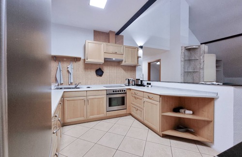 Bockum Apartamento | Alpha Apartments: XXL Dachstudio, 8 Bett, Terrasse