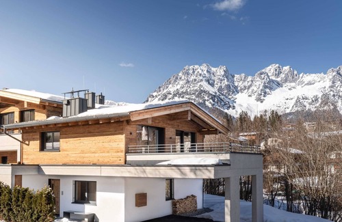 Going am Wilden Kaiser Chalet De Esquí | Luxury Chalet: Mountain Views, Sauna & Nature