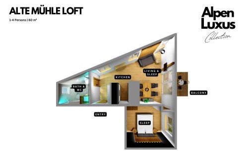 Brixlegg Apartamento | ALTE MÜHLE LOFT - AlpenLuxus Collection