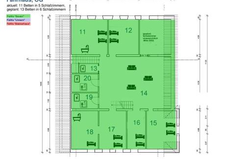 Wewelsfleth Apartamento | Altes Fährhaus - Ferienwohnung Boven, 220 qm