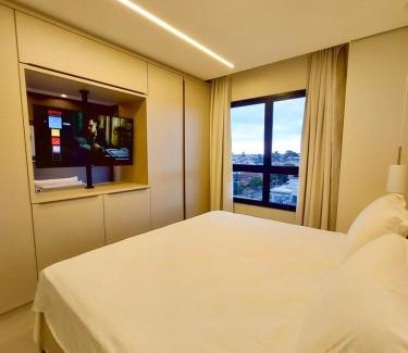 Santa Fe Apartamento | Alto Luxo - Cama King Simmons e 2 Smartv