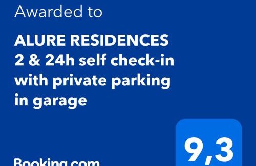 Banska Bystrica Apartamento | ALURE RESIDENCES 2 & 24h self check-in, parking in the garage in the apartment building included, new building, terrace, green location with a forest park with a lake, children's playground