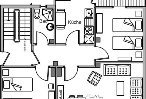 Kreideberg Apartamento | Am Apfelgarten-2 Apartments mit PKW-Parkplatz, Flörekeweg