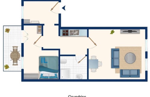 Wismar Apartamento | Am Mühlenbach mit Balkon - ABC270 by ABC Fewo Service Wismar