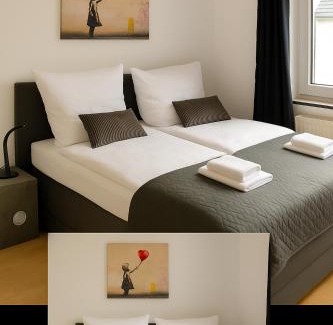 Eilshausen Apartamento | AMA Home AMALI - Geräumiges Apartment mit Balkon & Parkplatz - Perfekt für Business & Erholung