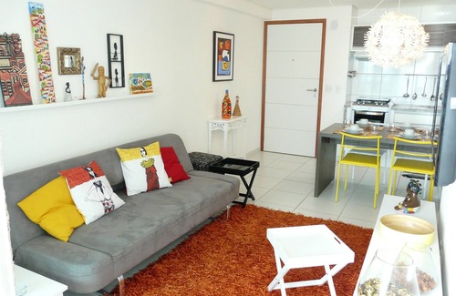 Boa Viagem Apartamento | Increíble apt ° en la orilla del mar de Boa Viagem con piscina en la cubierta y vista al mar