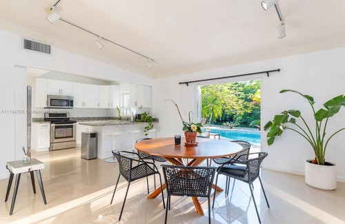 Wilton Manors Casa | Amazing backyard for Family vacation with heated pool.