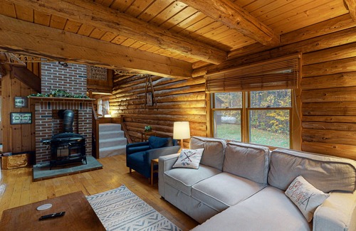 Hartland Cabina | Amazing cabin on 12 acres with AC, jetted tub & woodstove - dog-friendly