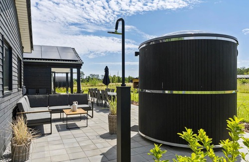 Fjellerup Strand Casa | Increíble casa en Glesborg con sauna