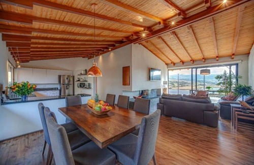 Choconta Casa | Increíble casa en el embalse del sisga con vista y jacuzzi