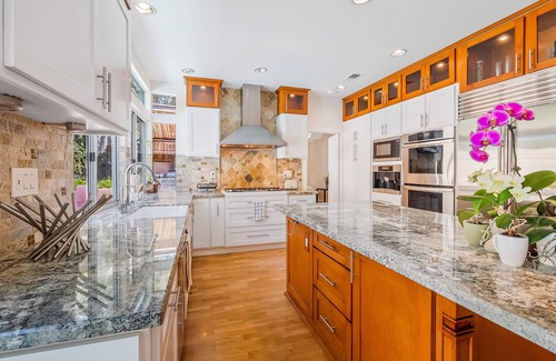 Carmel Valley Casa | Amazing house with pool, hot tub, landscaped patio, grill, AC, & kid's playhouse