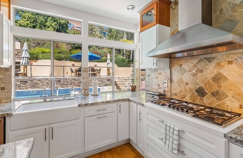 Carmel Valley Casa | Amazing house with pool, hot tub, landscaped patio, grill, AC, & kid's playhouse