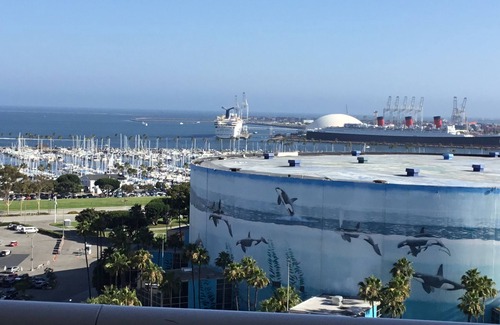 Waterfront Condominio | Increíble vista al mar + Queen Mary, Acuario, Centro de convenciones!