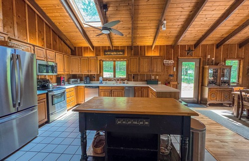 Swanton Casa | Amazing Outdoor Amenities: Tons of Seating, Dock, Hot Tub, Fire Pit + More