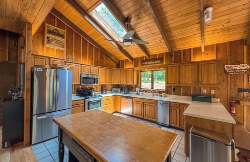 Swanton Casa | Amazing Outdoor Amenities: Tons of Seating, Dock, Hot Tub, Fire Pit + More