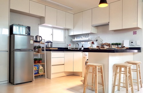Yongsan-gu Apartamento | Impresionante vista desde una azotea privada en la colina de Namsan en el centro de Seúl