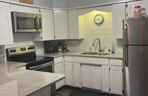 Gravois Mills Casa | Amazing views from the patio and upper deck! Just steps down to a private dock!