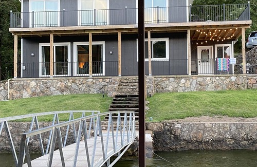Gravois Mills Casa | Amazing views from the patio and upper deck! Just steps down to a private dock!