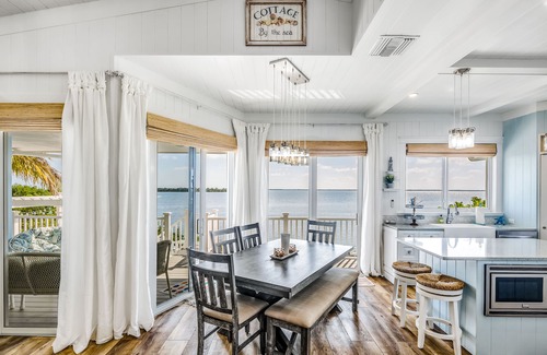 Cutthroat Harbor Estates Casa | Amazing waterfront home with private beach, dock, pool, WiFi & outdoor kitchen
