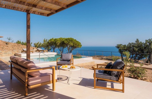 Agia Pelagia Villa | Amberoza Villa III, Unwind in Sun-Kissed Luxury with Endless Sea Views