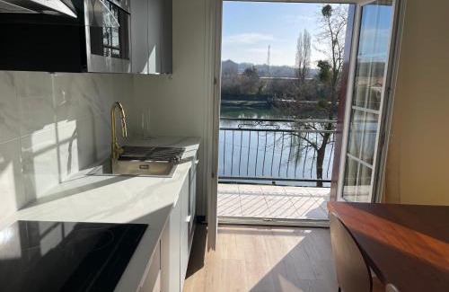Thomery Apartamento | Ambiance Seine, Appartement lumineux en bordure de Seine - Chouette