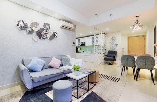 District 9 Apartamento | AmbiHOME 2BR 2WC glamour river-view Masteri Thao Dien T4