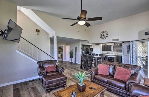 Bullhead City Casa | Amenity-Packed Home w/ Hot Tub & River Views!
