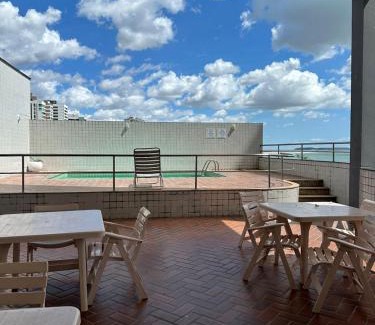 Ponta do Farol Apartamento | American Flat - Ponta Dareia na Melhor Localização da Cidade com Estacionamento Grátis
