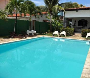 Pontal de Serrambi Casa | Ampla casa de 3 quartos com piscina
