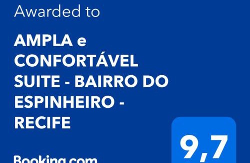 Espinheiro Casa | AMPLA e CONFORTÁVEL SUITE - PERTO DO CENTRO DE CONVENÇÕES-FEIRAS-CONVENÇÕES-RECIFE